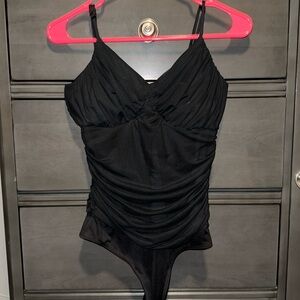 Black Express body contour bodysuit